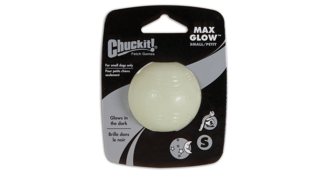 Chuck It Max Glow smal geeft licht in het donker