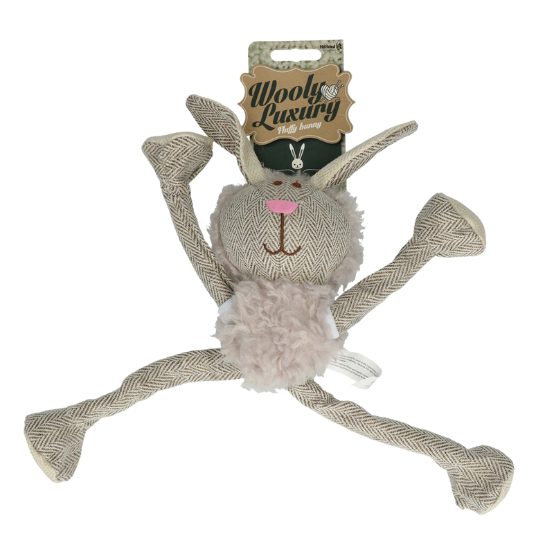 Wooly Luxury Fluffy Bunny Hondenspeeltje